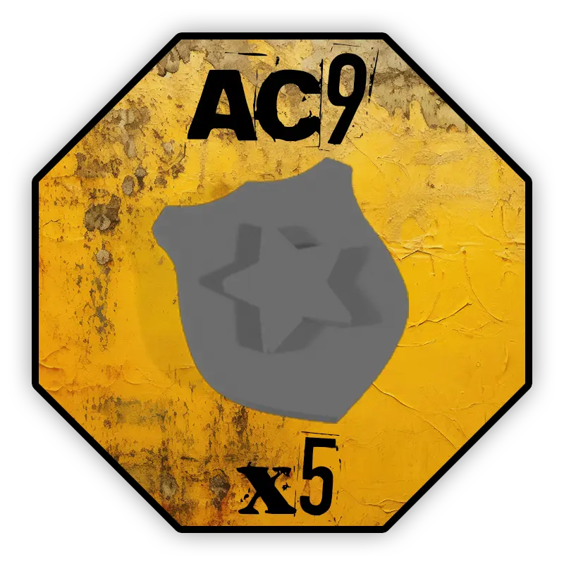 Badge Shérif GasRoad - AC9