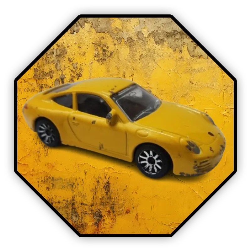 Porsche 911 Carrera Majorette - Épave