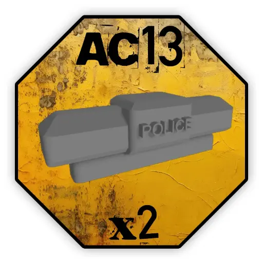 Gyrophare Police GasRoad - AC13