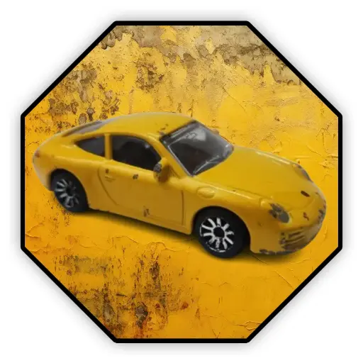 Porsche 911 Carrera Majorette - Épave